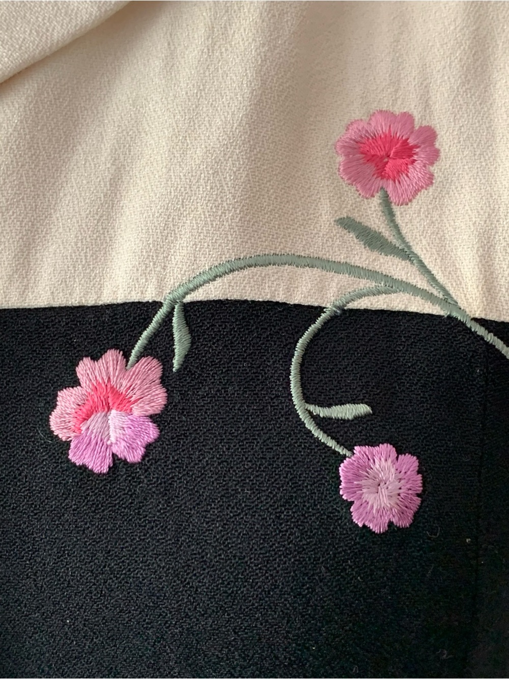 v i n t a g e :: Embroidered Button Front Modest Shirt Dress - Picture 8 of 13